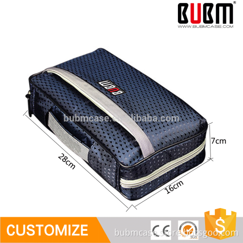 BUBM high capacity durable nylon cool blue cd case with car cd holder